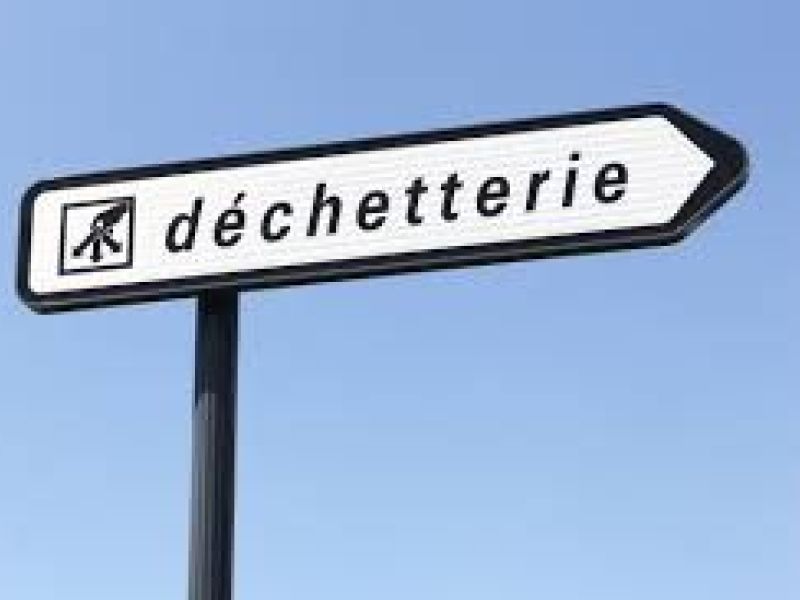 fermeture déchetterie Mai