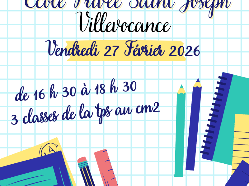 Portes ouvertes de l'école Saint Joseph